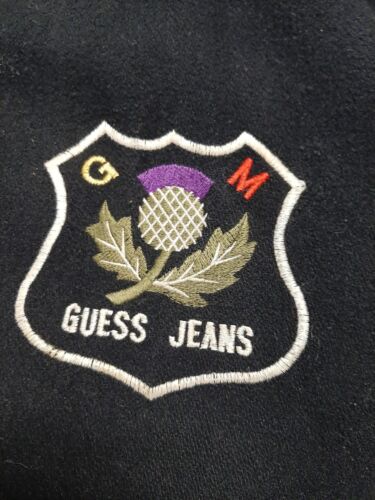 Vintage Guess Club Georges Marciano Western Leather Wool Varsity Jacket Size XL