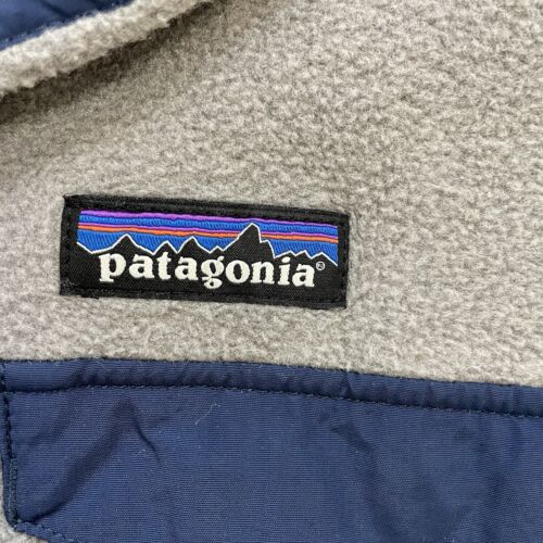 Patagonia Synchilla Snap T Fleece Jacket Size Small Gray