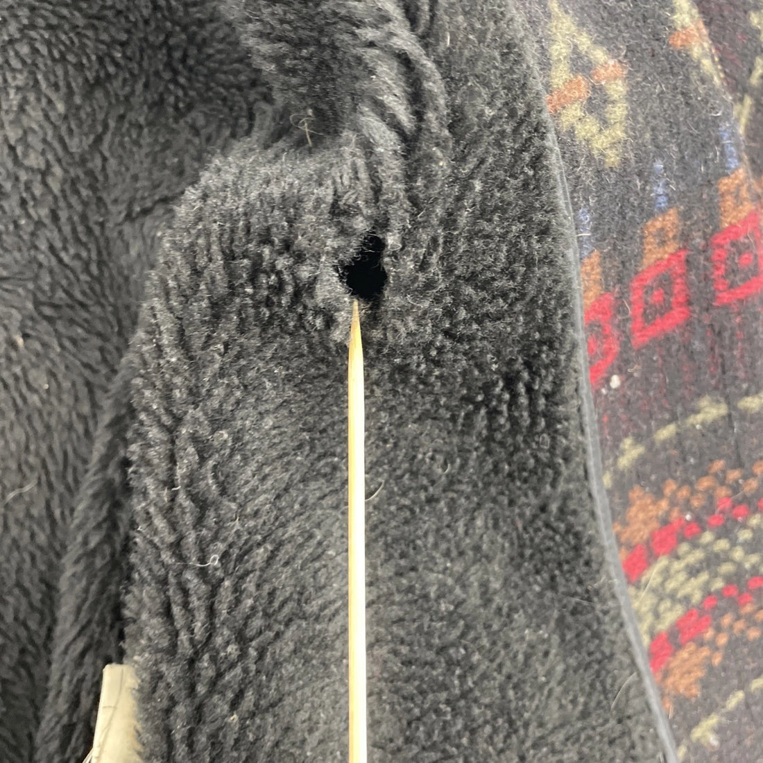 Vintage Woolrich Wool Bomber Jacket Size Medium Western Aztec