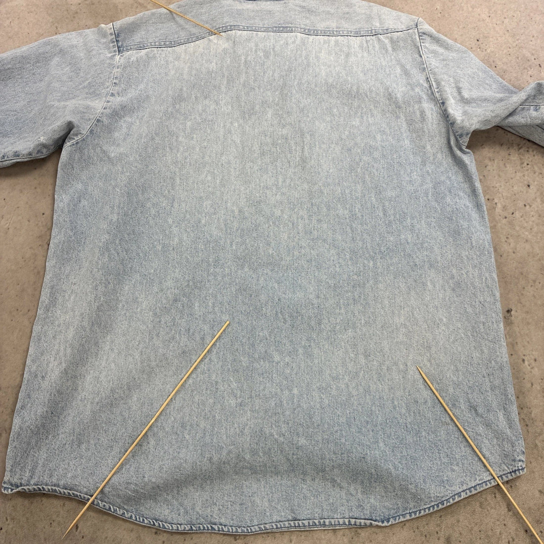 Vintage Osh Kosh Denim Button Up Shirt Size XL