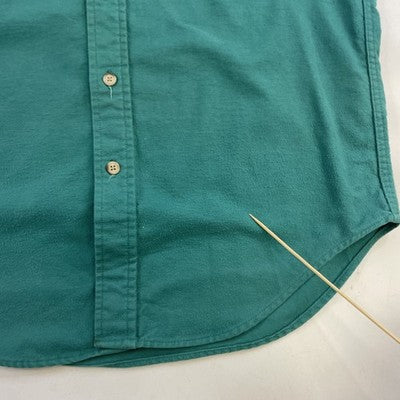 Vintage Woolrich Button Up Shirt Size Large Teal 90s