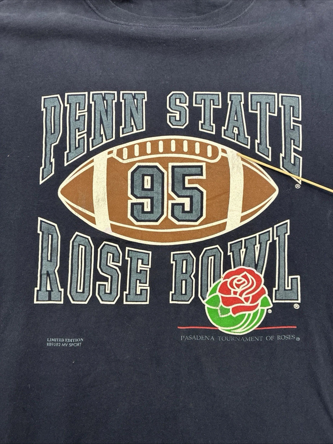 Vintage Penn State Nittany Lions Rose Bowl 1995 T-Shirt Size XL NCAA
