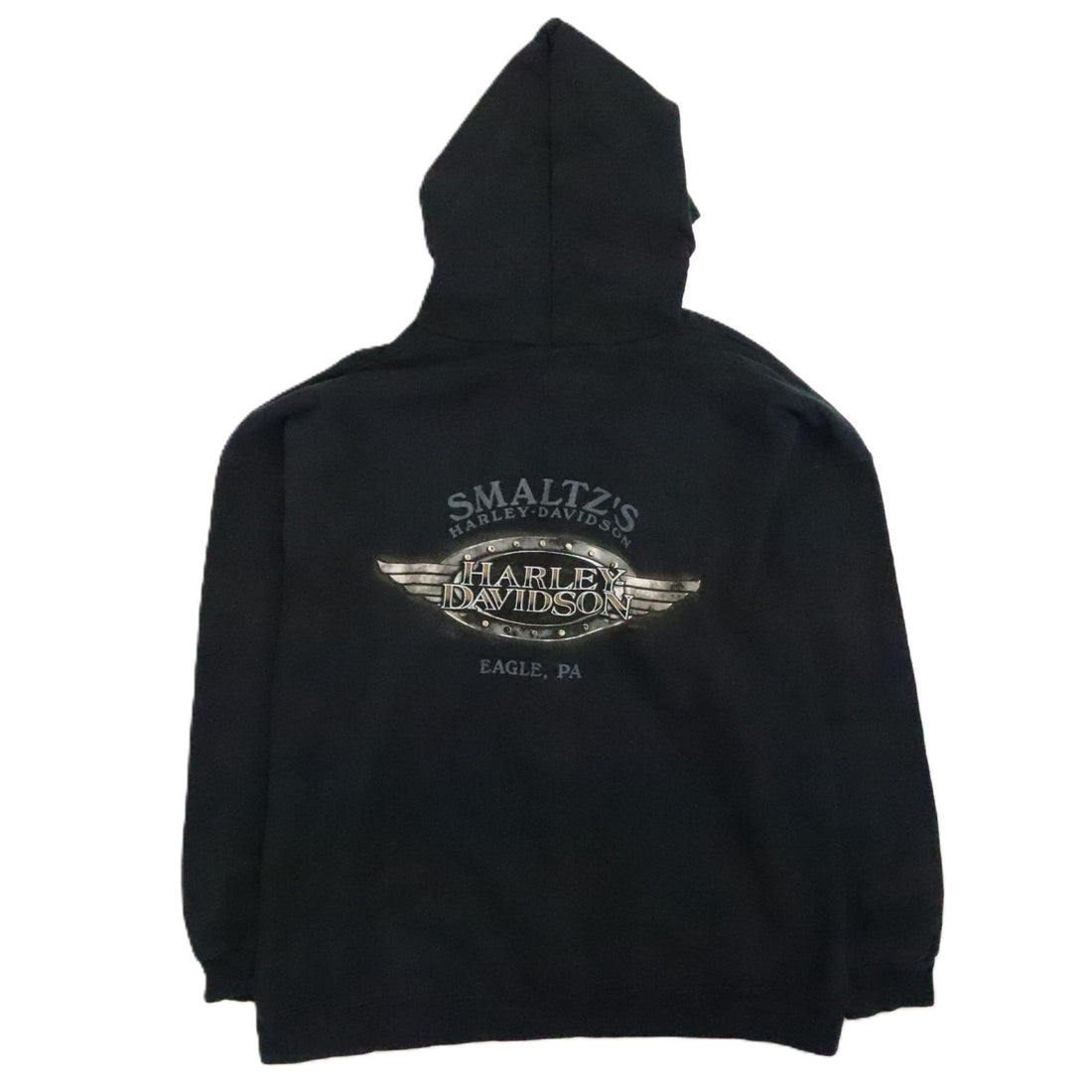Harley Davidson Motorcycles Full Zip Sweatshirt Hoodie Size 2XL