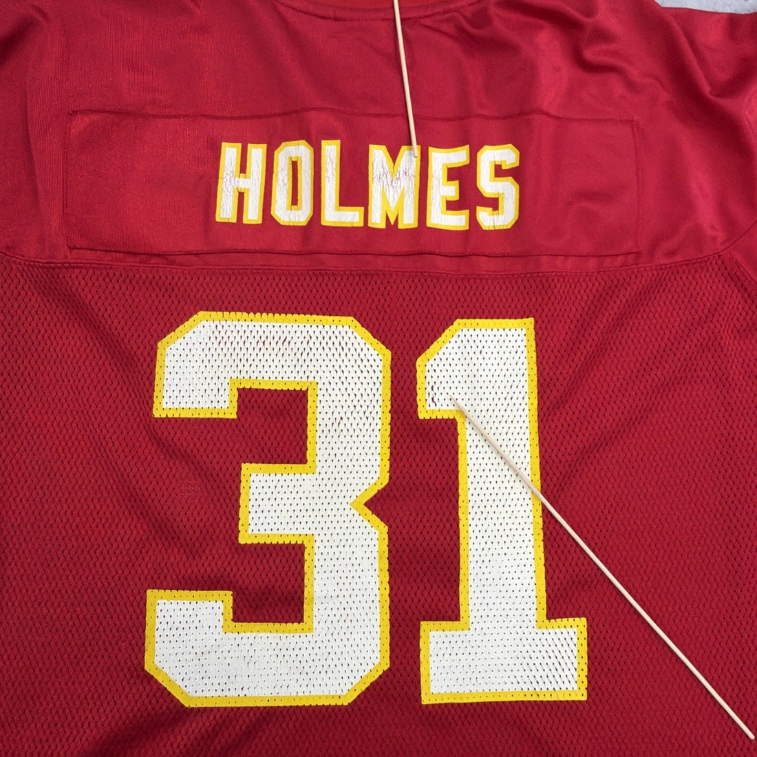 Vintage Kansas City Chiefs Priest Holmes Reebok Jersey Size XL NFL