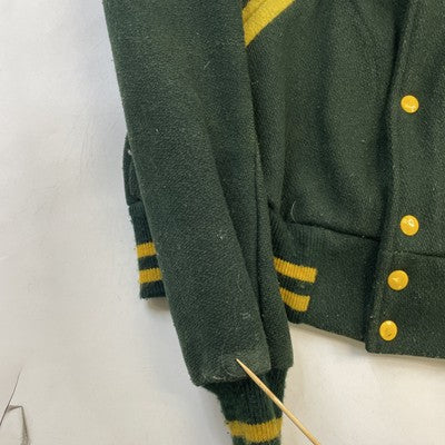 Vintage King Philip Cheerleader Captain Wool Varsity Jacket 40 Green