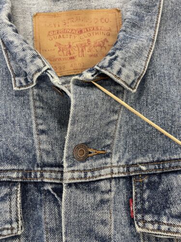 Vintage Levi Strauss & Co. Denim Trucker Jacket Size Large 70598 4891