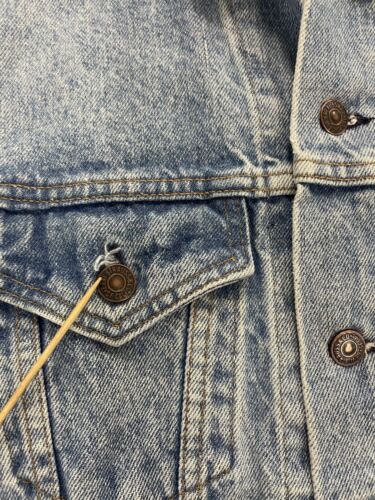 Vintage Levi Strauss & Co. Denim Trucker Jacket Size 42 L Blue