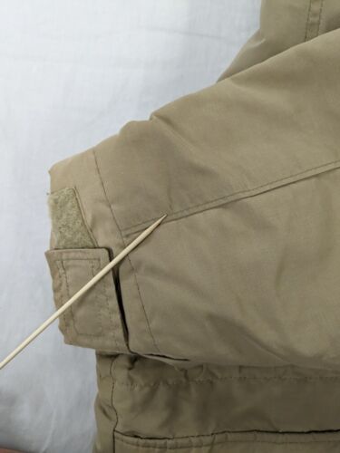 Vintage Woolrich Parka Coat Jacket Size XL Beige Plaid Lined
