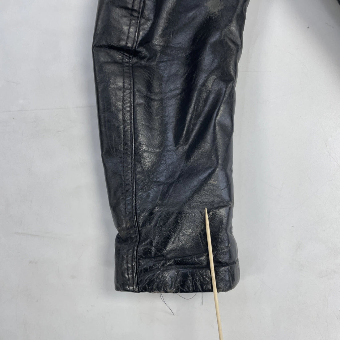 Albert Classic Leather Motorcycle Jacket Size Small