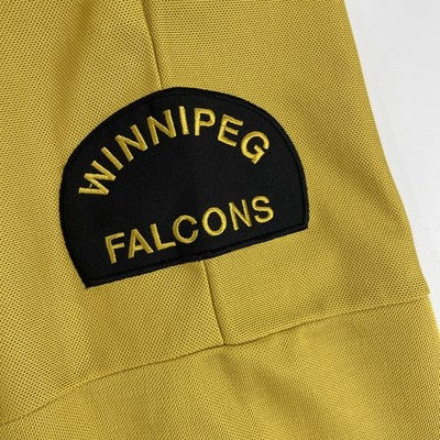 Team Canada Winnipeg Falcons Nike Jersey Size Large V-Series Gold