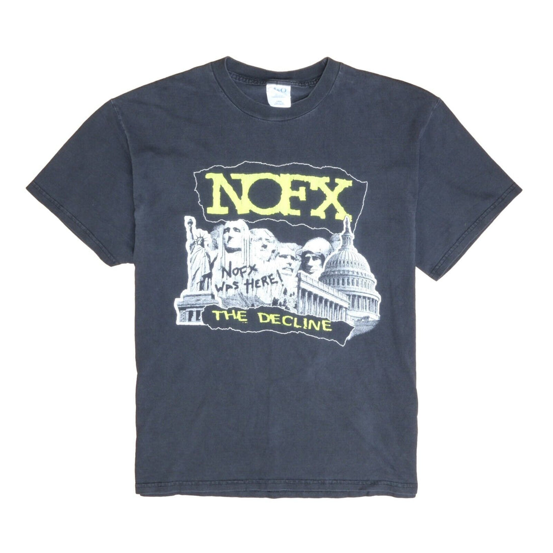 Vintage NOFX The Decline T-Shirt Large Punk Band Tee 2000