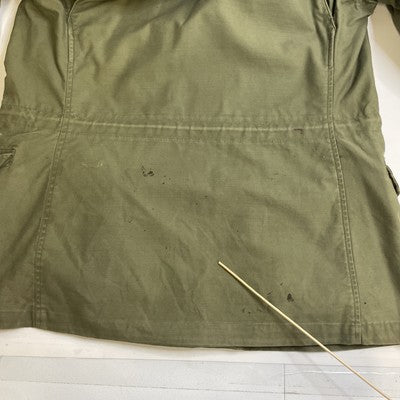Vintage Military Army Field Combat Coat Jacket Size Green
