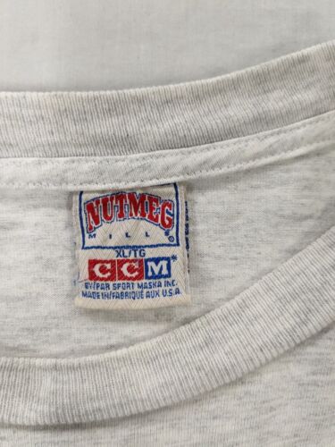 Vintage Montreal Canadiens CCM Nutmeg T-Shirt XL 1992 90s NHL