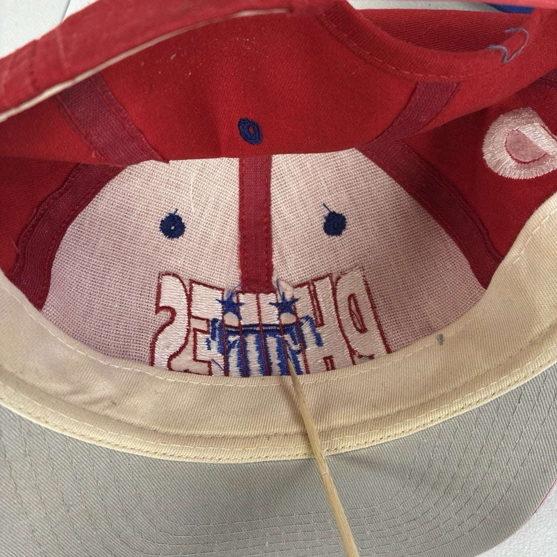 Vintage Philadelphia Phillies #1 Apparel Snapback Hat Cap OSFA MLB