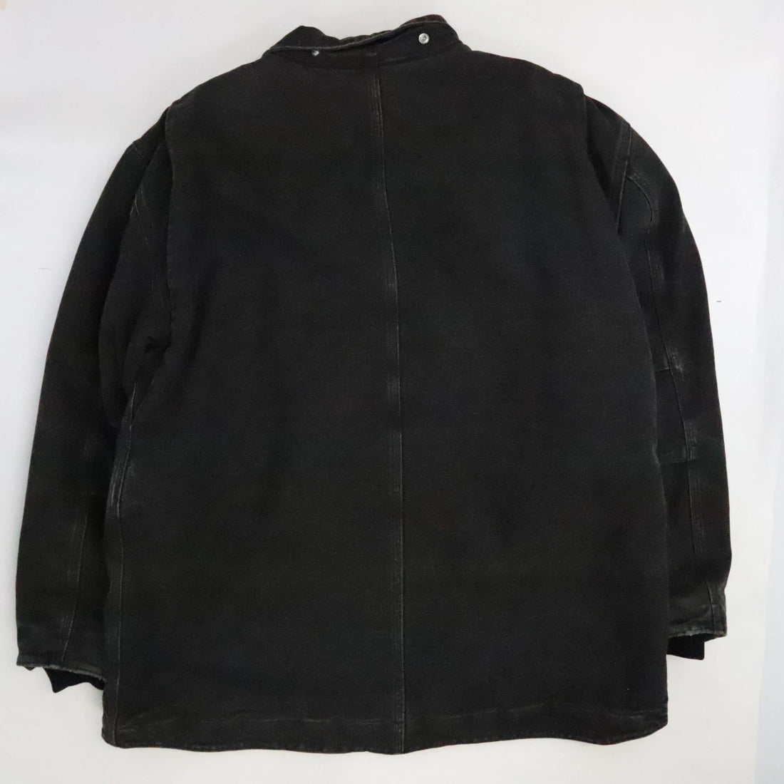 Carhartt Canvas Work Jacket Size XL Sherpa Lined C61 BLK