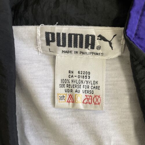 Vintage Puma Windbreaker Light Jacket Size Large