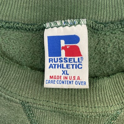 Vintage Green Bay Packers Russell Athletic Sweatshirt Crewneck Size XL NFL 90s