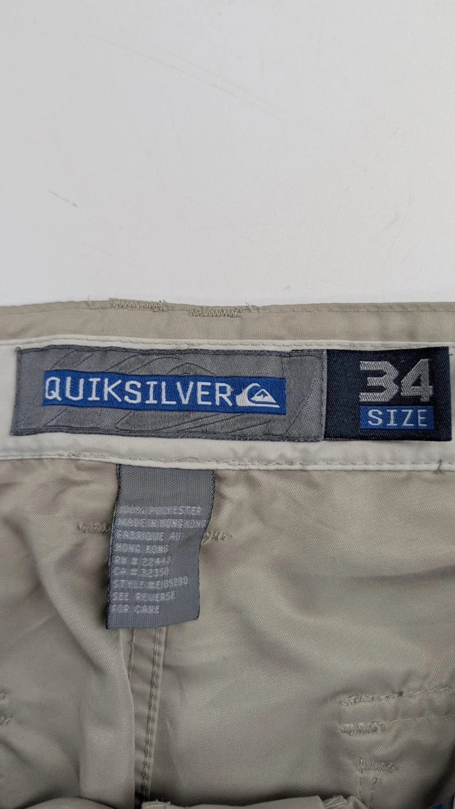 Quiksilver Cargo Pants Size 34 Y2K