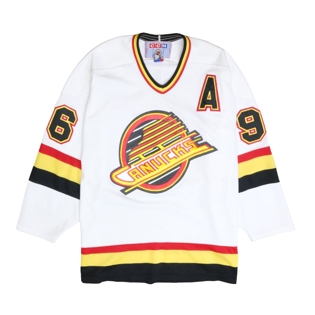 vancouver canucks pavel bure ccm nhl hockey jersey size XL used