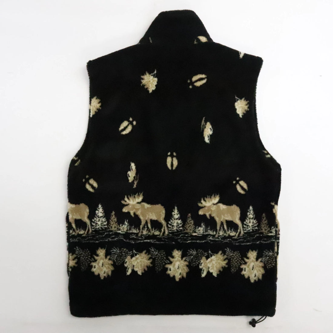Vintage Moose Fleece Vest jacket Size Small