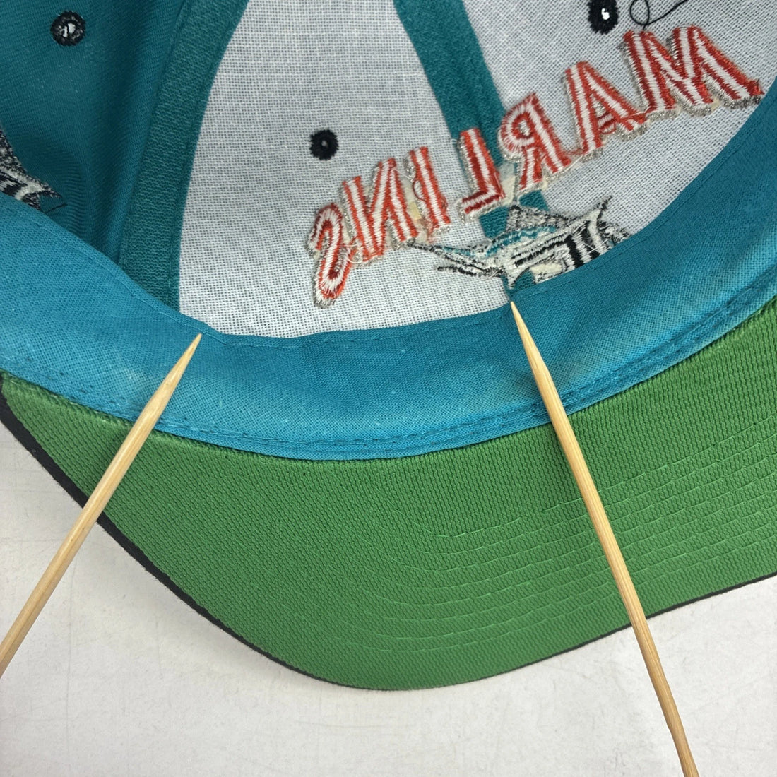 Vintage Florida Marlins Drew Pearson Snapback Hat Cap OSFA 90s MLB