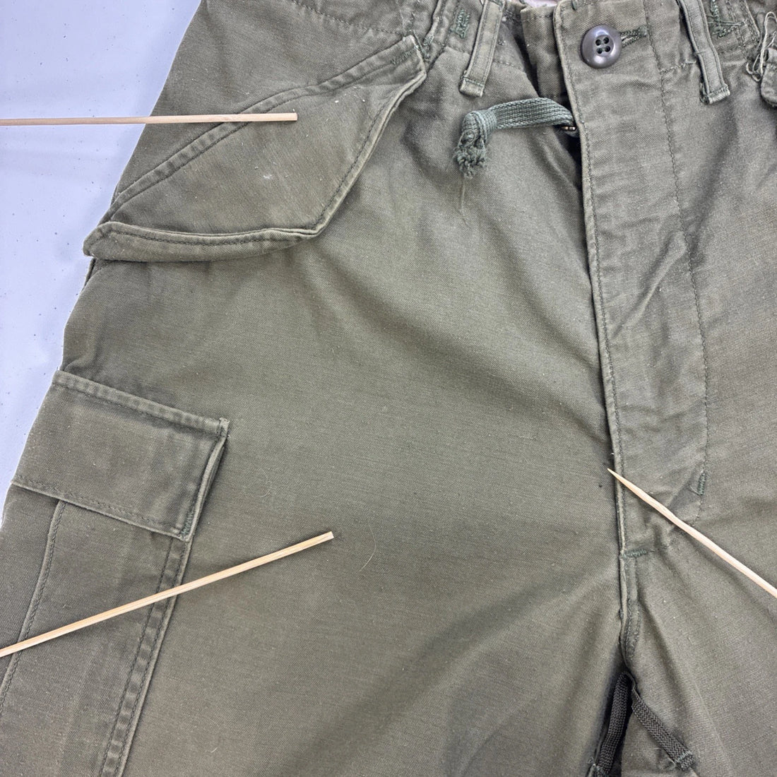 Vintage OG 107 Sateen Cold Weather Trousers Pants Size Small Green