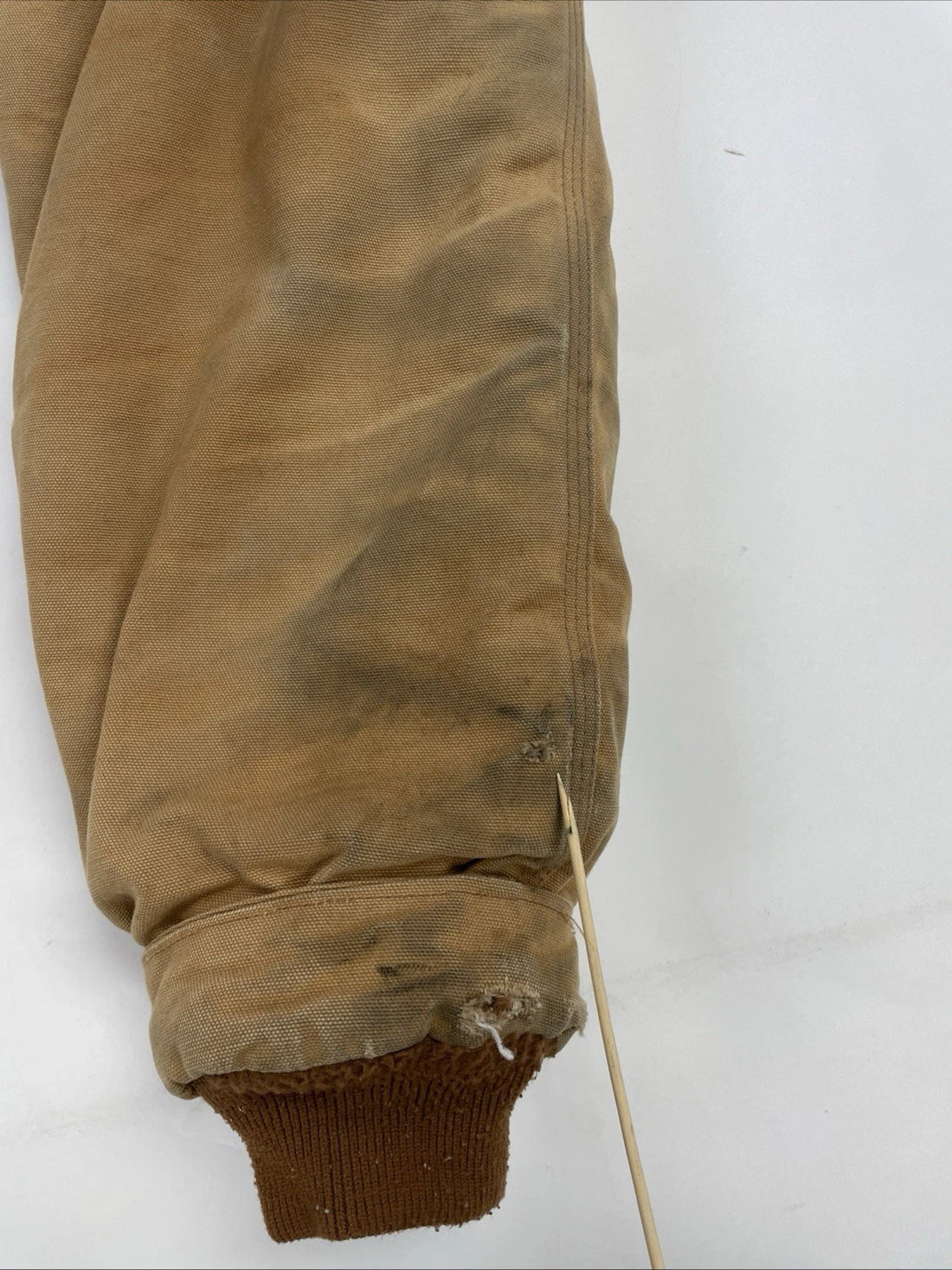 Carhartt Canvas Arctic Work Jacket Size 46 Tall Brown