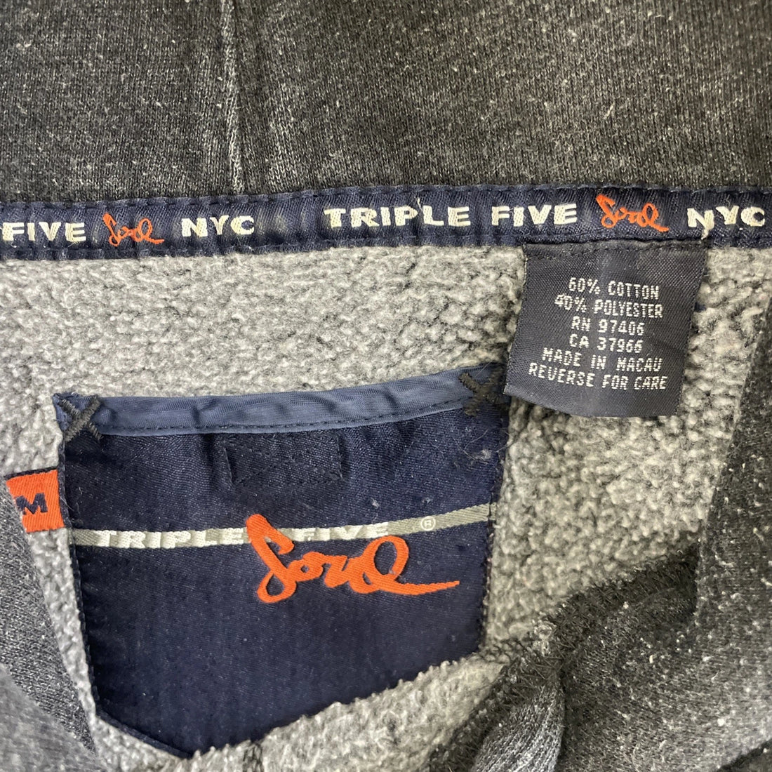 Vintage Triple Five Soul Sweatshirt Hoodie Size Medium Y2K