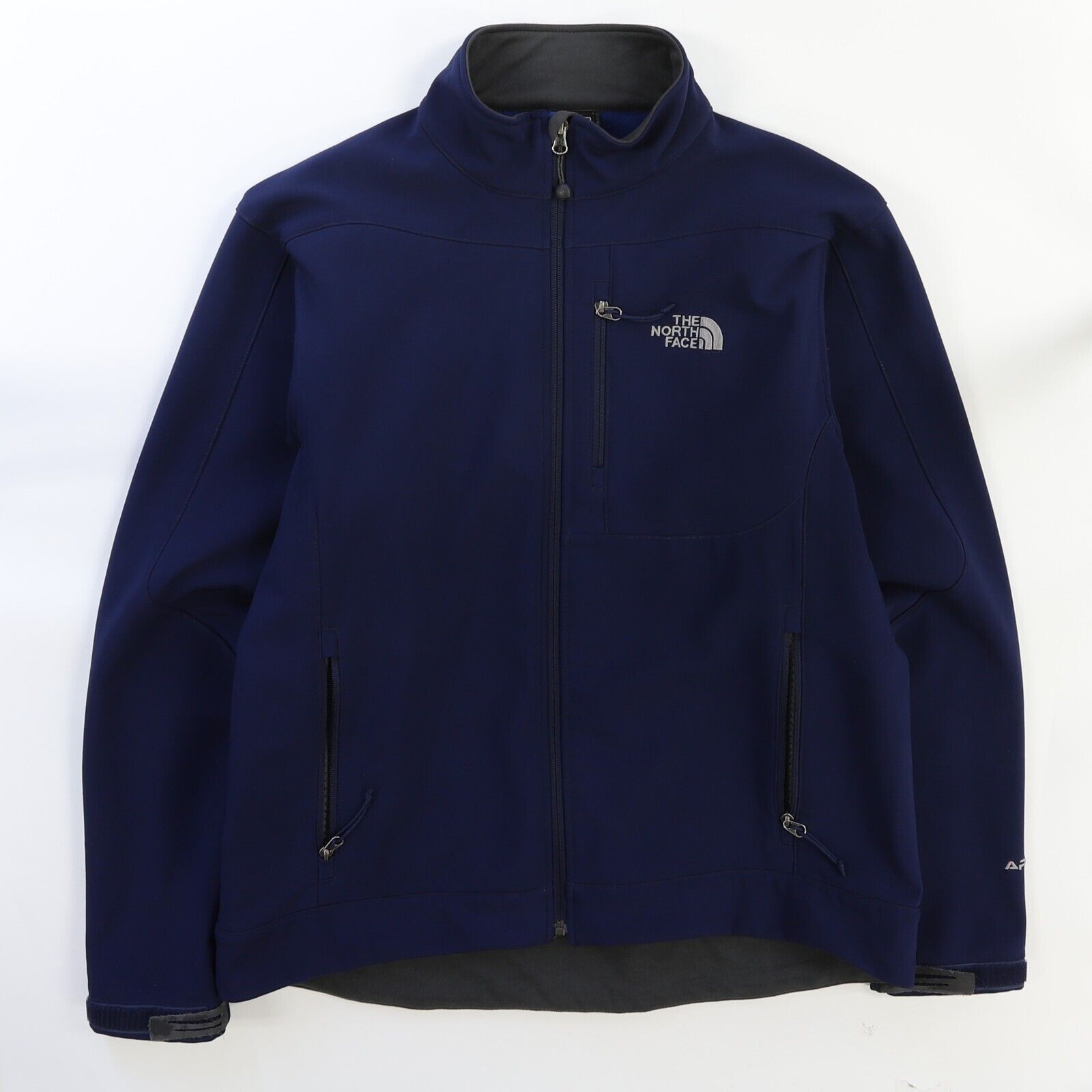 The North Face Apex Softshell Jacket Size Large Blue TNF Throwback Vault