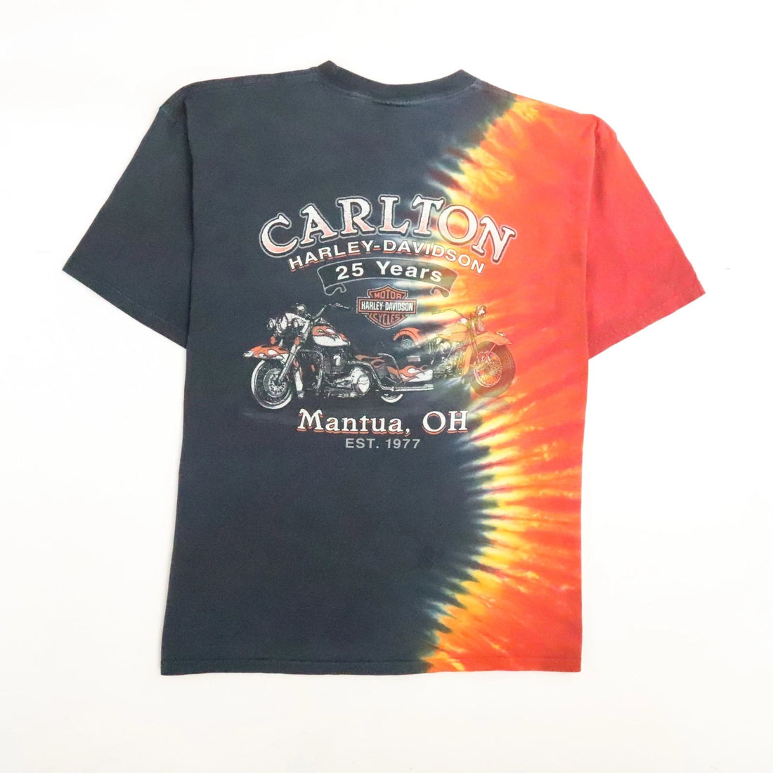 Vintage Harley Davidson Tie Dye Carlton T-Shirt Size Large