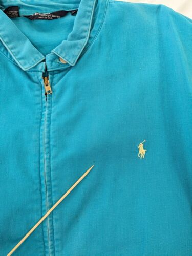 Vintage Polo Ralph Lauren Harrington Jacket Size XL Teal
