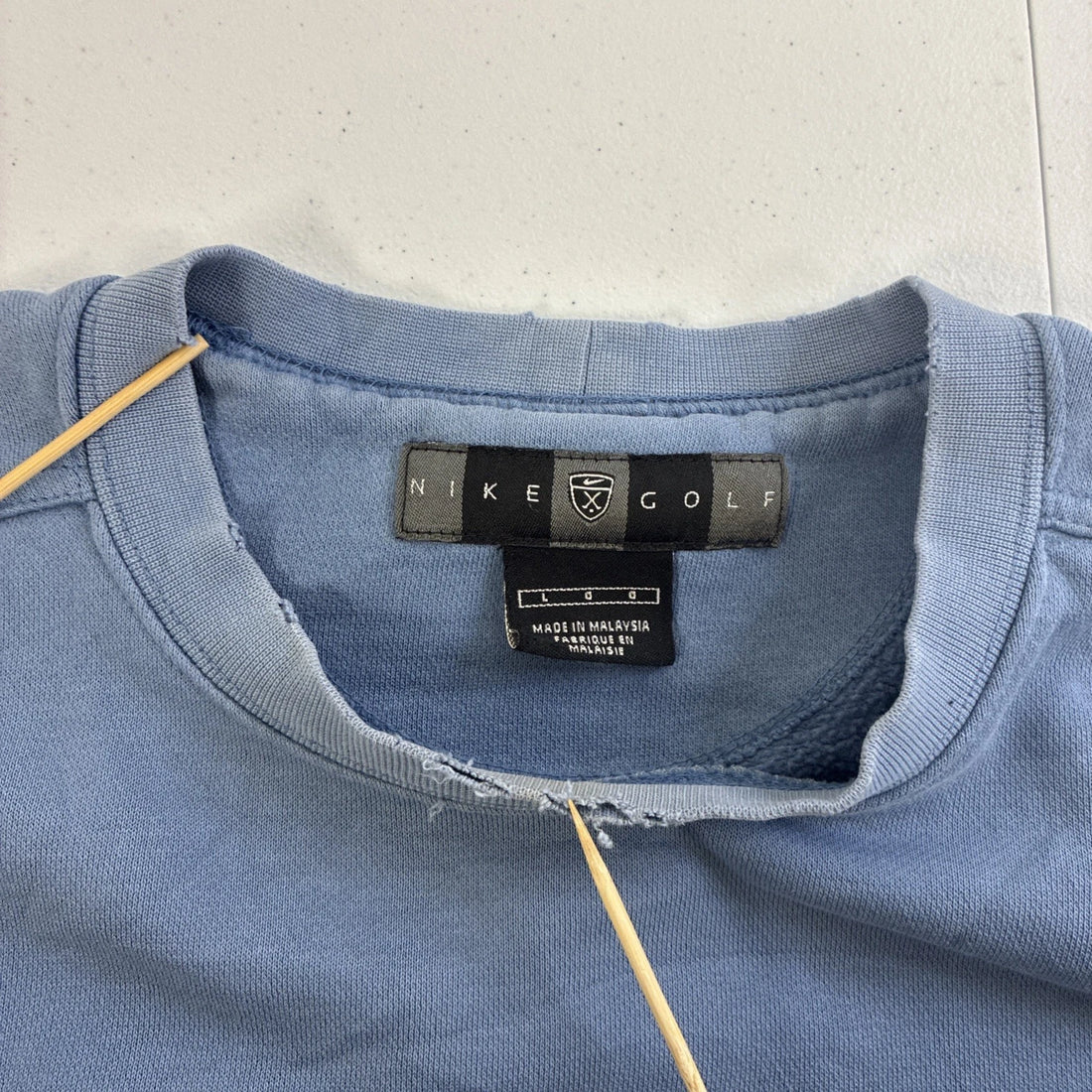 Vintage Nike Golf Crewneck Sweatshirt Size Large Blue