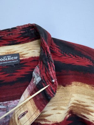 Woolrich Aztec Western Button Up Shirt Size XL