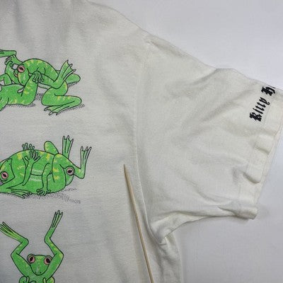 Vintage Frog Sex Positions T-Shirt Size XL All Over Print 90s