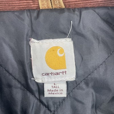 Carhartt Canvas Arctic Work Jacket Size Large Tall Brown