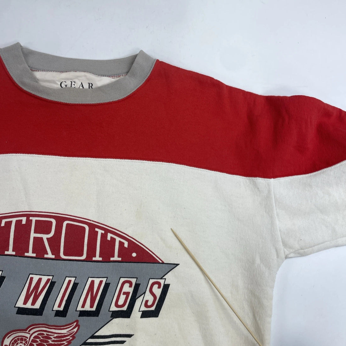 Vintage Detroit Red Wings Sweatshirt Crewneck Size Medium NHL