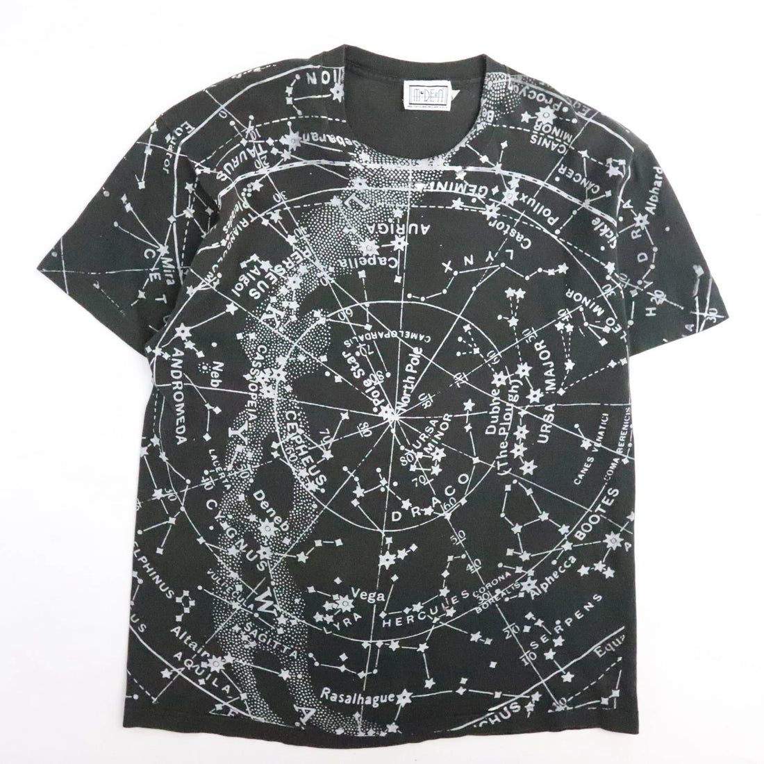 Vintage Space Constellation T-Shirt Size XL All Over Print 90s