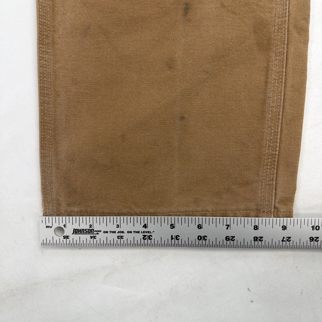 Carhartt Canvas Double Knee Carpenter Work Pants Size 36 X 30 B01 BRN