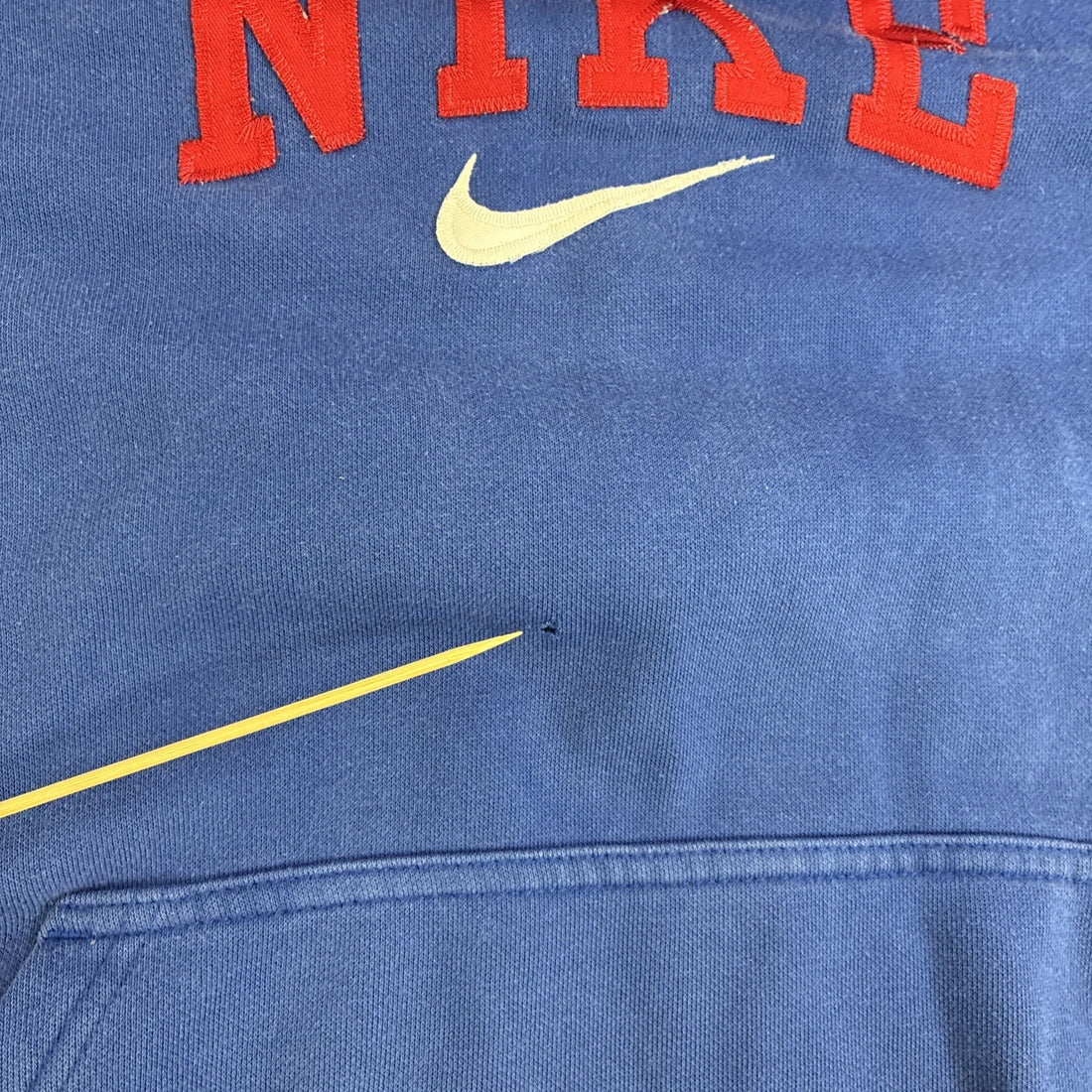 Vintage Nike Sweatshirt Hoodie Size 2XL Blue