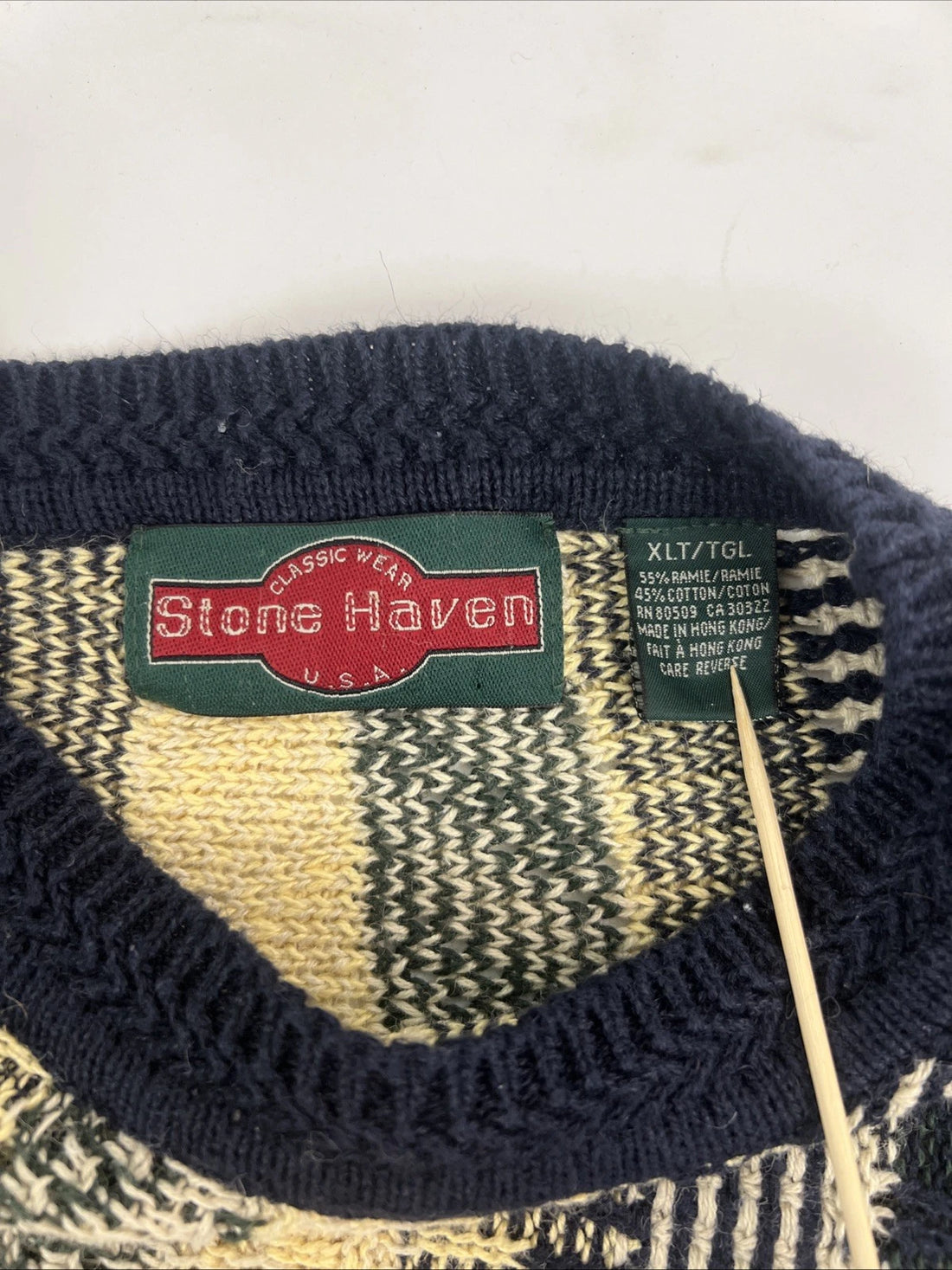 Vintage Stone Haven Crewneck Sweater Size XLT