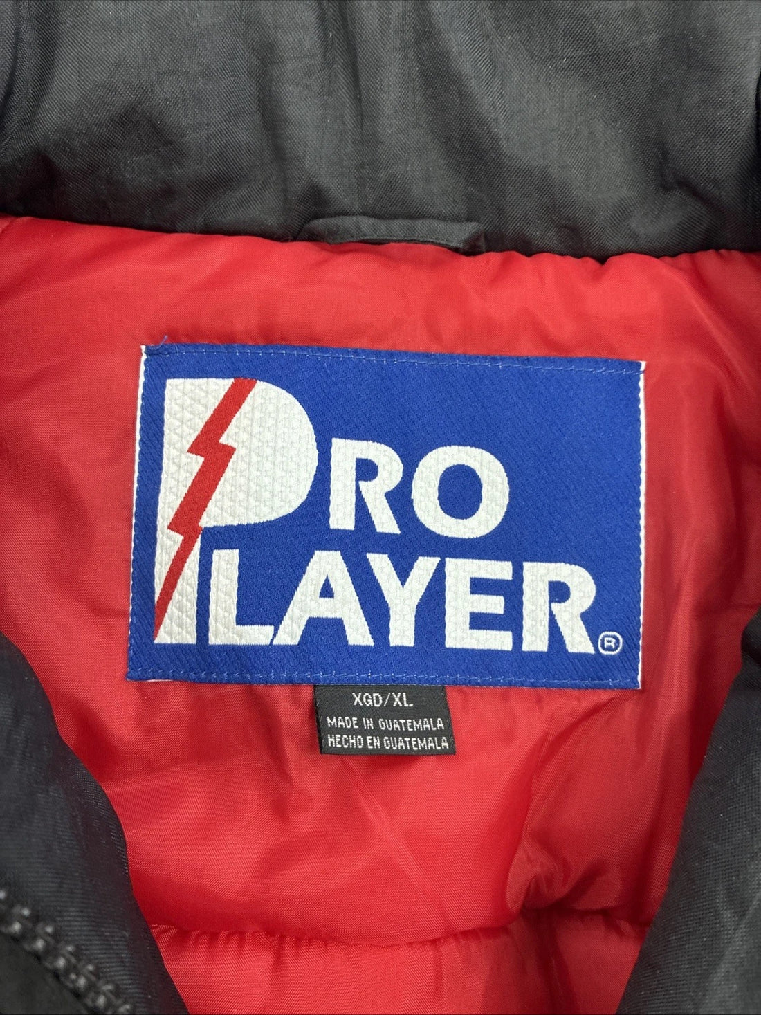 Vintage Kansas City Chiefs Pro Player Puffer Jacket Size XL NFL