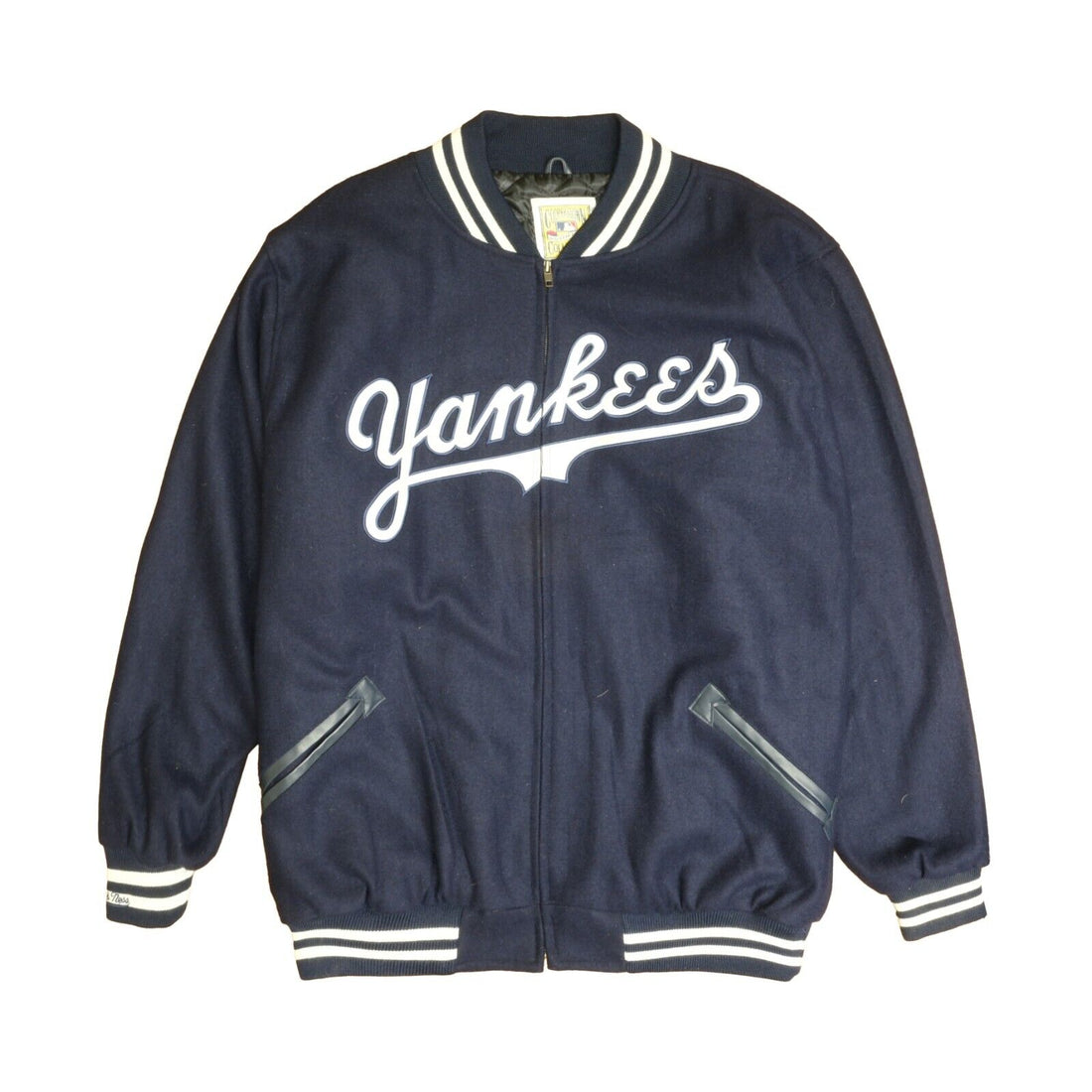 New York Yankees Varsity Jacket Size 60 Cooperstown Collection MLB