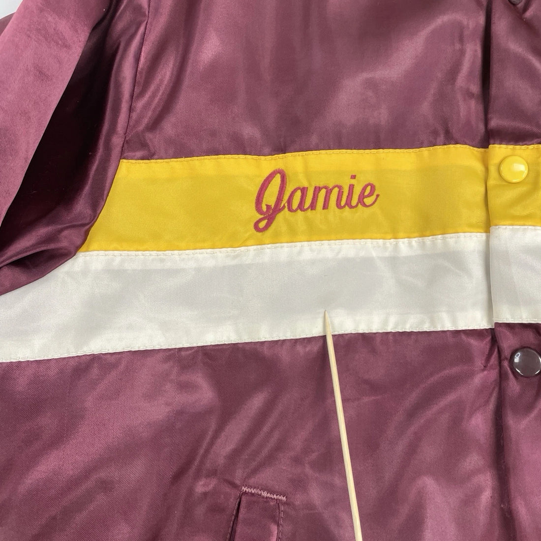 Vintage UMD Satin Bomber Jacket Size Large 90s