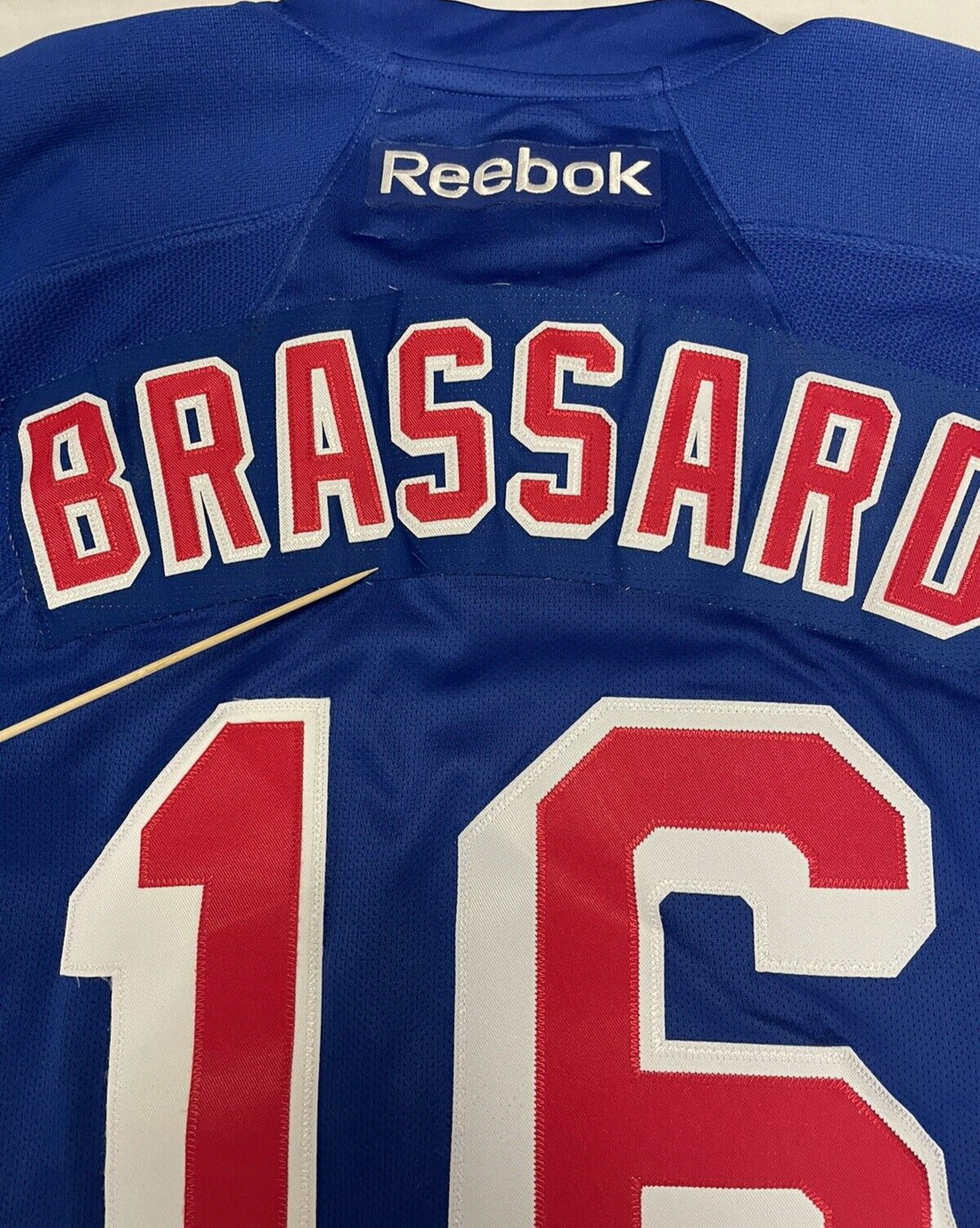 New York Rangers Derick Brassard Reebok Hockey Jersey Small 