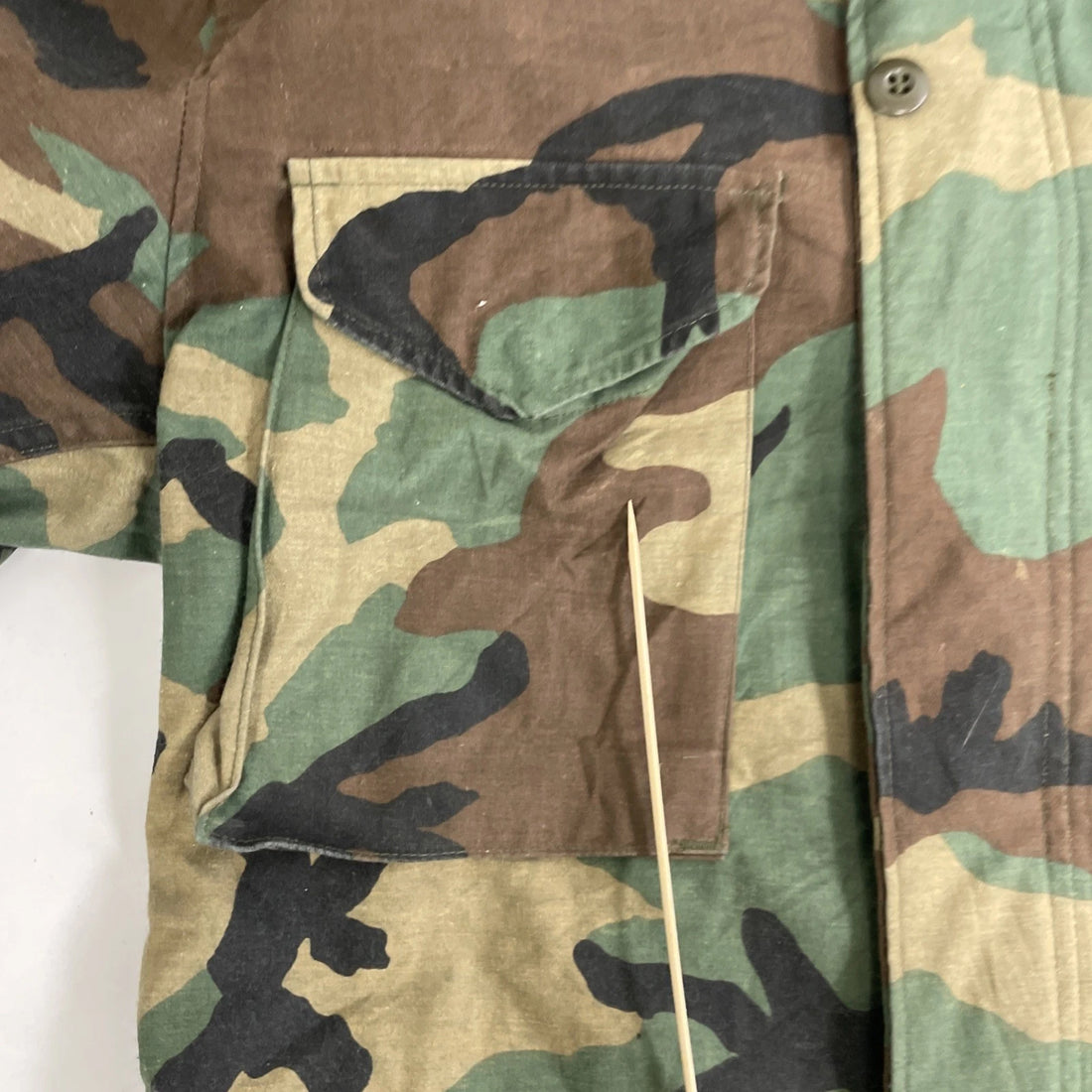 Cold Weather Camo Field Coat Jacket Size Small Long Army Military