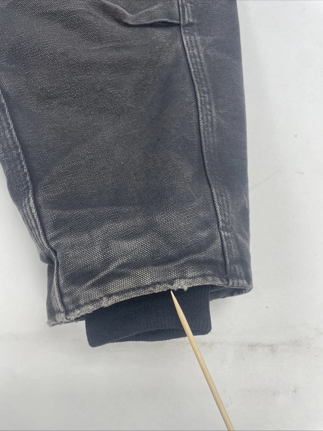 Carhartt Canvas Work Jacket Size XL Sherpa Lined C61 BLK