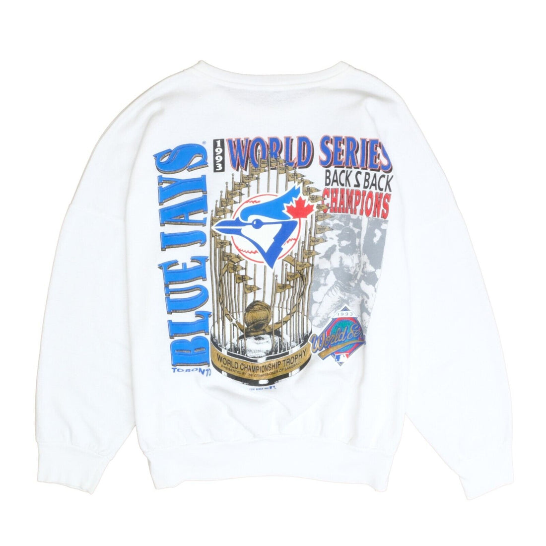 Shirts, Vintage 92 93 World Series Double Play Toronto Blue Jays Mlb  Baseball T Shirt