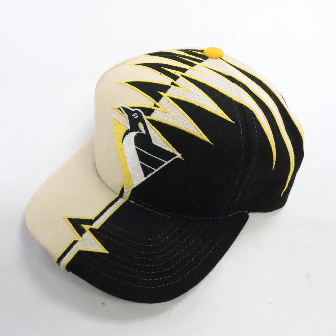 Vintage Pittsburgh Penguins Wool Shockwave Starter Hat OSFA NHL