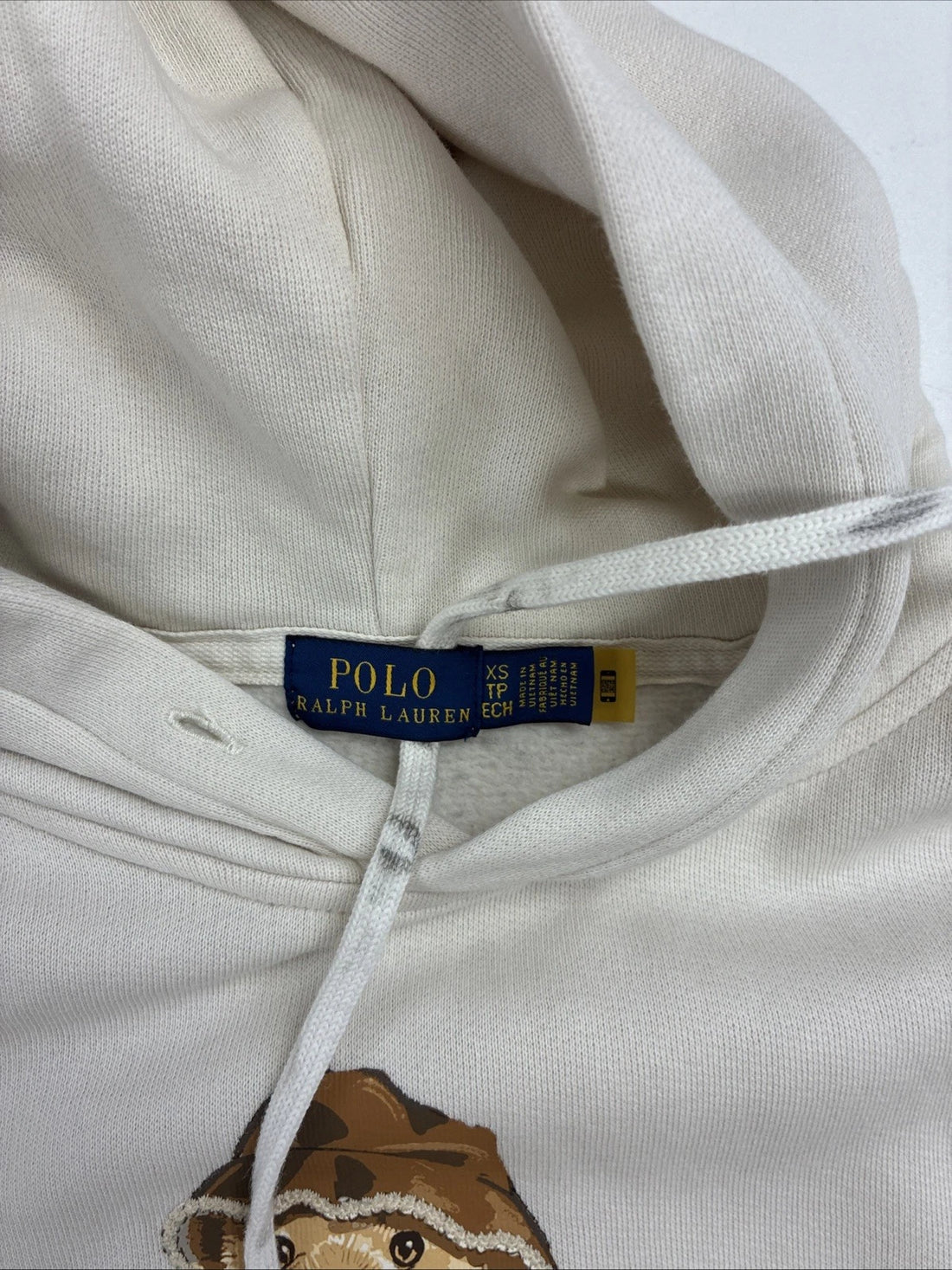 Polo Ralph Lauren Bear Sweatshirt Hoodie Size XS