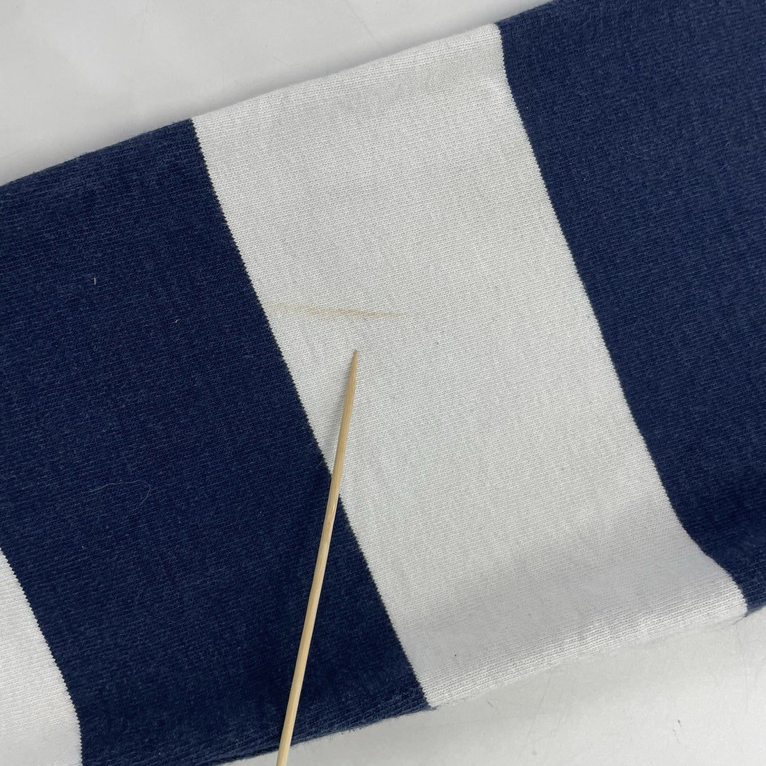 Vintage F & M Barbarian Rugby Shirt Size Large Stripes White Blue